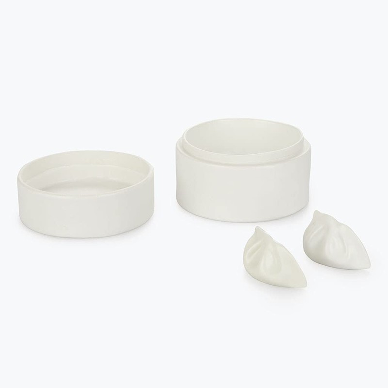 balvi Sushi Set Mushiki Colour White Soy Bowl with Chopstick