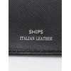 SHIPS 110030623 Men's Wallet SAFFIANO Leather Italian Leather Bifold Wallet,