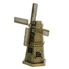 Windmill Model Desktop Decoration Ornaments - Netherlands Windmill Alloy Model