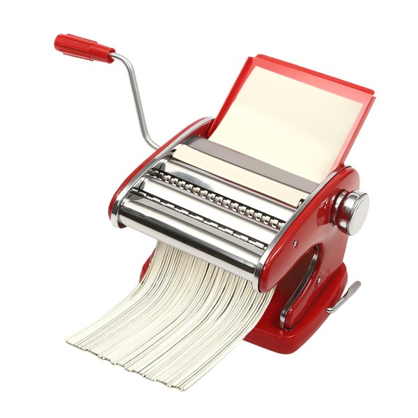 Pasta Maker Machine, Homemade Stainless Steel Manual Roller Pasta Maker