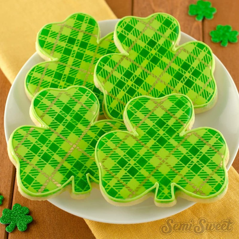 Clover Cookie Cutter Set, 4-Piece St. Patrick's Day Shamrock Cookie