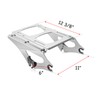 Wsays Two-UP Tour Pack Pak Mounting Luggage Rack Detachable Compatible