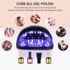 72W UV LED Nail Lamp 36pcs Light Chips 180° Lighting