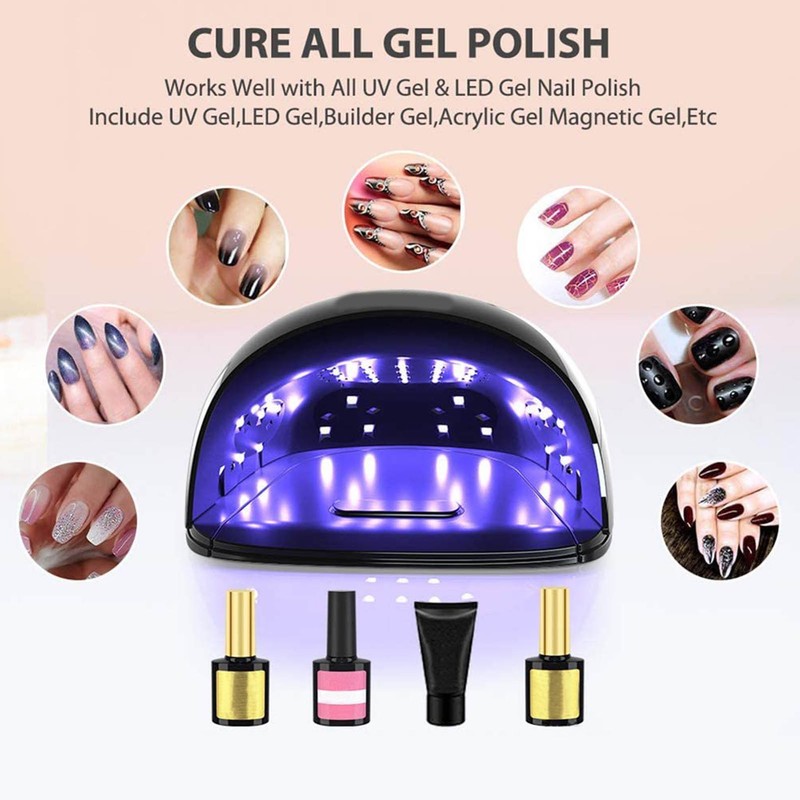 72W UV LED Nail Lamp 36pcs Light Chips 180° Lighting