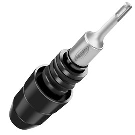 Regiis Tech 8-1/4" SDS-Plus to SDS-Max Adapter, Alloy Steel Converter for Home Rotary Hammer Drills