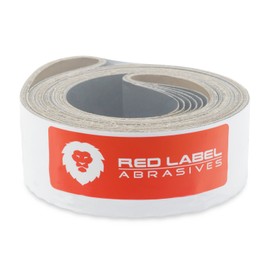 Red Label Abrasives 2 X 72 Inch 600 Grit Silicon Carbide Sanding Belts, 6 Pack