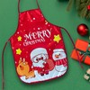 Qpout 2 Pack Christmas Aprons for Women Men, Funny Christmas