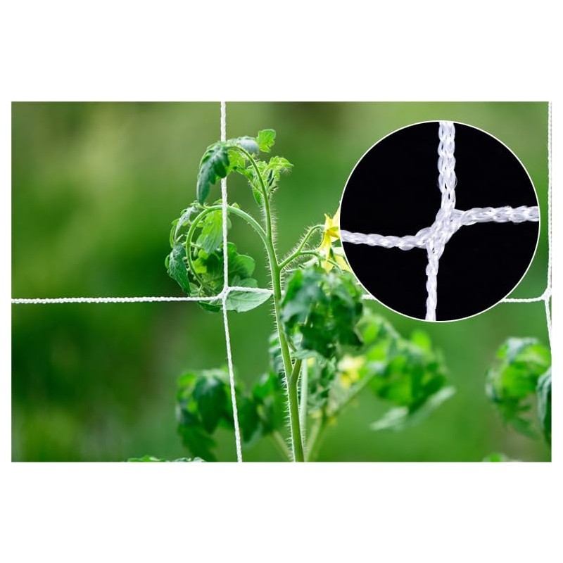 Trellis Netting5 x 15FT, 5 x 30FT,Polyester Plant Trellis Netting,