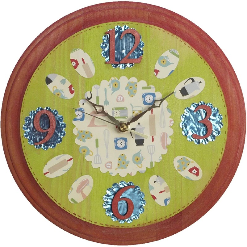 Walnut Hollow Pine Wood Clock Face-11-inch Round