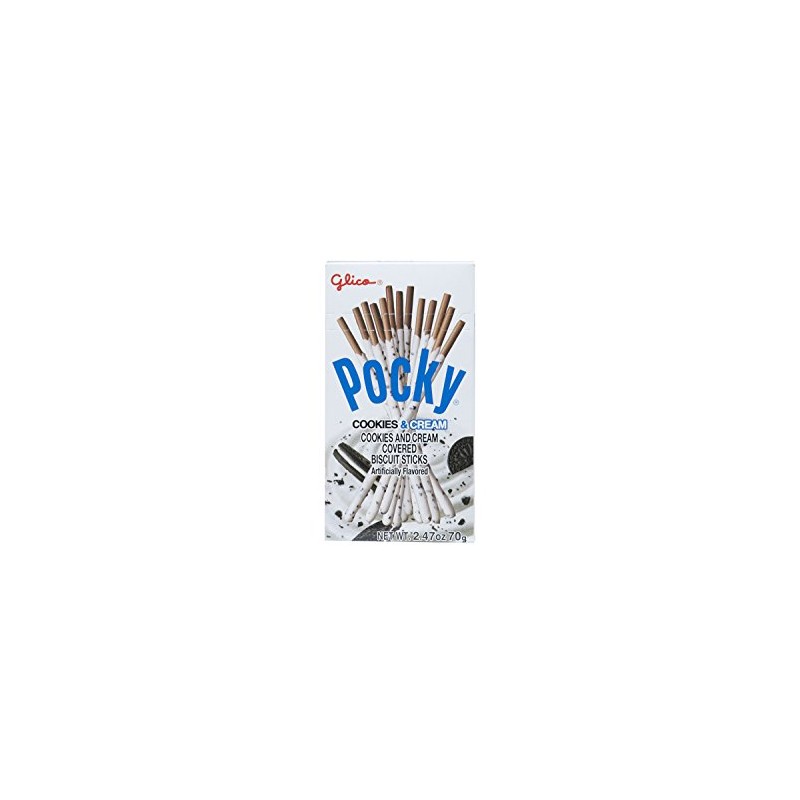 Pocky Biscuit Stick, Cookies and Cream, 2.47 Ounce (Pack of