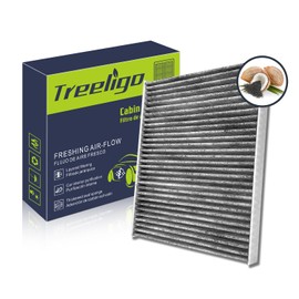 Treeligo CF10709 Cabin Air Filter, Replacement for Hyundai Accent 2012-2017 Genesis Coupe 2010-2016 Tucson 2005-2015 Veloster 2012-2017 Forte Forte5 Koup, w/Upgraded Coconut Shell Activated Charcoal