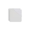 Jollein Jersey Fitted Sheet, 60 x 120 cm, White, Pack