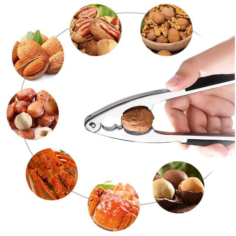thirei Nutcracker walnuts, zinc die-cast stainless steel with walnut needles,