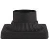 John Timberland Matte Black Finish Post Mount Adaptor