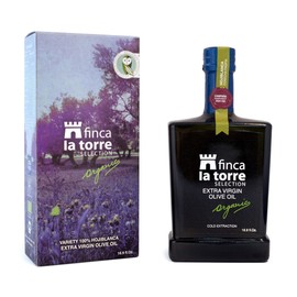 Finca La Torre Hojiblanca Organic Olive Oil - Extra Virgin Cold Pressed Spanish Olive Oil - Premium Oil from Malaga, Spain - Gourmet Food Gifts - 2021 Flos Olei Hall of Fame Winner (500 ml Bottle)