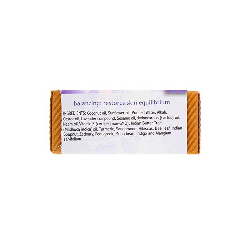 Auromere Ayurvedic Soap/Lavender Neem 2.7 oz (78 g)