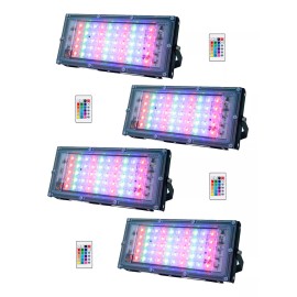 Importeek 10pz Reflector Lampara Led Rgb Iluminacion Color 30w Control