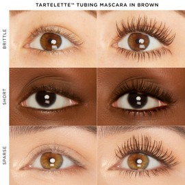 tarte tartelette tubing mascara - brown - travel size