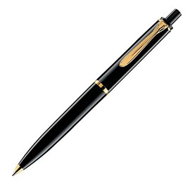 Pelikan Classic 200 ballpoint pen, black, high-quality retractable ballpoint pen in gift case, 996686