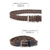 BEEL Balmy Soft Mesh Belt for Men and Women, Dark