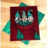 Handmade Gnomes Merry Christmas Holiday Cover Set 4 use with
