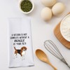 Funny Beagle Dog Kitchen Towel A Kitchen is Not Complete