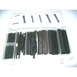 Unbranded 127pc HEAT SHRINK TUBING WIRE WRAP ASSORTMENT 7 SIZES