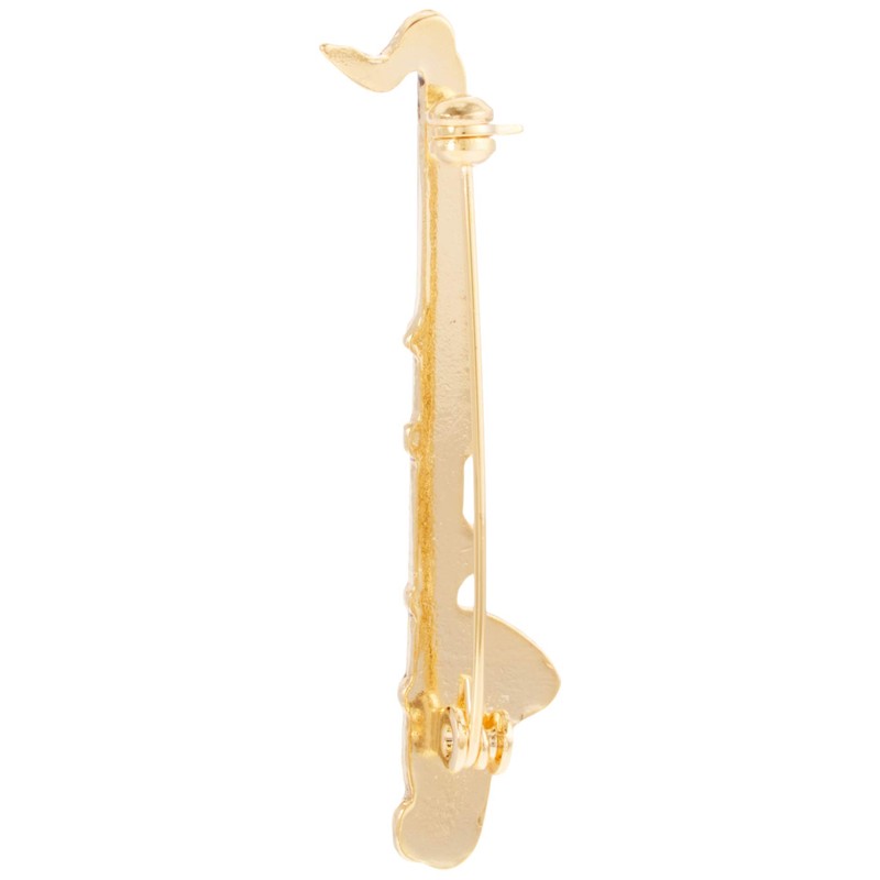 Nakano Standard Brooch Bass Clarinet, Gold MM-80P/BCL/G
