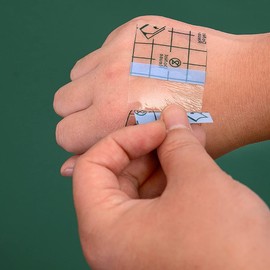 20 Meters Waterproof Transparent Bandage, BetterJonny 4 Rolls (5, 10, 15, 20 cm) Shower Plaster Waterproof Large PU Film Tape for Sports Shower, Anti-Allergic