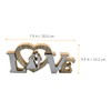 BIUDECO Wooden Letter Adornment Wedding Photo Prop Ornament for Aesthetic