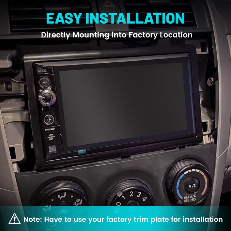 NuIth Double DIN Radio Dash Kits for Honda CRV 2007-2011,