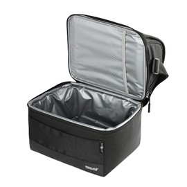 Igloo Lonchera aislada con doble compartimento de 16 latas, color negro carbón