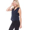 Design by Olivia - Chaleco para mujer, totalmente forrado, con