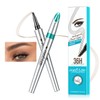 Eyebrow Pen with 4-Fork-Tip Create Natural Hair-Like Brows Light Brown