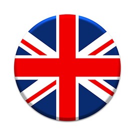 2X Sticker Set - Great Britain Flag - for Phone Grip Stent Cell Phones Tablets (Stickers Only)