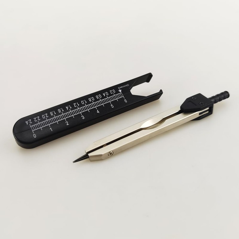 Airgoesin ECG EKG EMI Black Calipers Ruler Drafting Electrocardiogram Divider