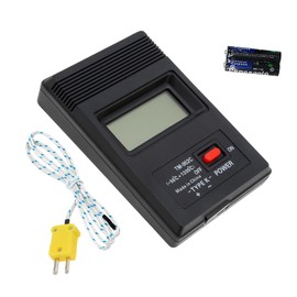 Smgda K-Type Digital Thermometer with Thermocouple Probe Wire, -50°C to 1300°C Measurement Range, LCD Backlight LCD Thermometer