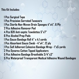Lab Supply Mart First Aid Kit Military IFAK Medical Supplies for Trauma Gear Preparedness-2