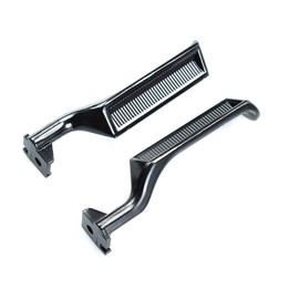 YMHHefy Black Interior Metal Door Handle Front Left Driver Passenger Compatible with 1987-1996 Ford Bronco F150 F250 F350 F53 F59 F800 E7TZ-1522601-A E7TZ-1522600-A 77177 77178 2Pcs