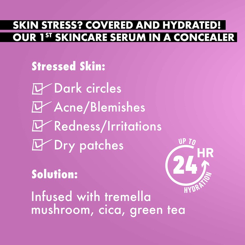 NYX Professional Makeup, Natural Finish Medium Coverage Serum, Bare With