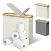 efluky Toilet Paper Storage and Holder 2 in 1, Toilet