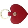 Cute Leather Keychain Heart Shape Leather Key Ring Car Key