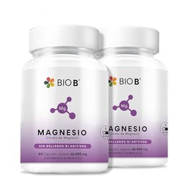 BIO B  2 Pack Magnesio  60 cpsulas veganas                                                                                                            