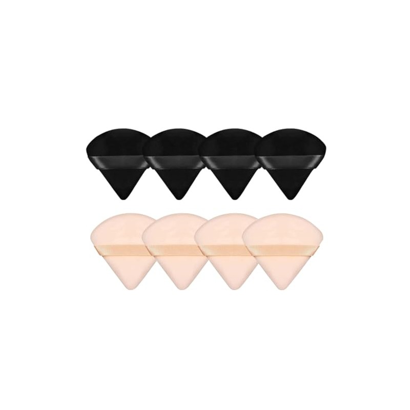 FAVYC 8Pcs Triangle Powder Puffs Face Soft Triangle Makeup Puff