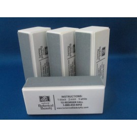 Natural Botanical Beauty  4Pcs Nail Buffers - 3 step design leaves your nails shiny and smooth.