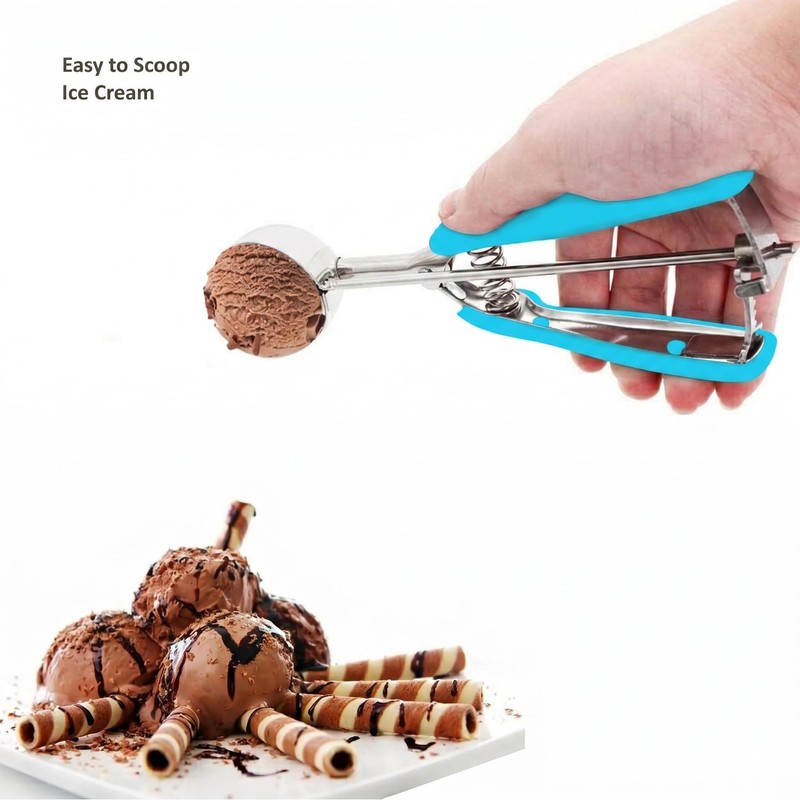 Cookie Scoop Set, 3Pcs Ice Cream Scoop, Cookie Scoops for