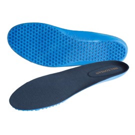 Meltonian Player Polyurethane PU Contoured Insoles, Blue and Black (11/12 Men)