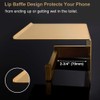Toilet Paper Holder with Shelf Brushed Gold, APLusee SUS 304
