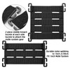 Molle Hook & Loop Tactical Pad Panel Attachment,2 Pack Laser