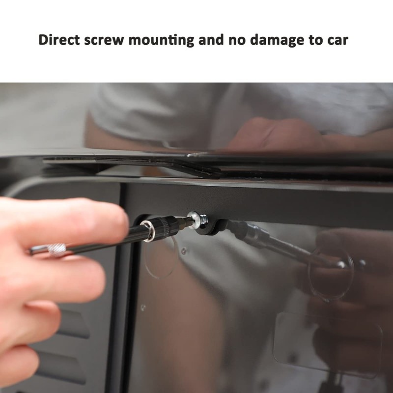 Black Aluminum Alloy Rear License Frame for Mazda MX-5 ND